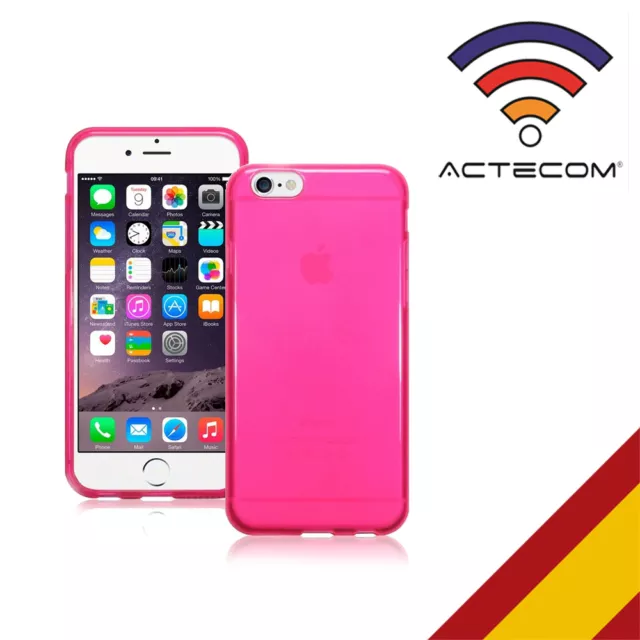 Funda Protector Carcasa Gel Termoplastico Para Iphone 6S Plus 5,5" Rosa