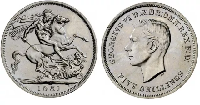 1951 Crown Festival Of Great Britian Unc 2