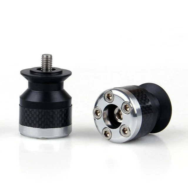 CNC Carbon Fiber 8mm Swingarm Sliders Spools For Suzuki GSXR GSX SV DL GSF S