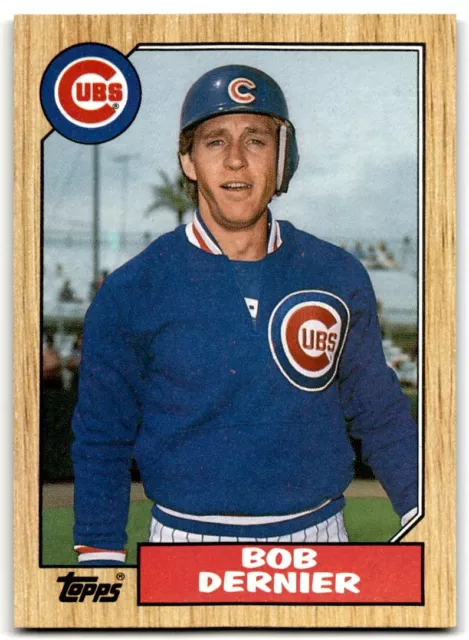 1987 Topps Bob Dernier Chicago Cubs #715