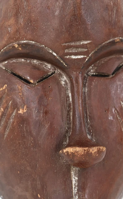 Chokwe Mask With Handle Wood Congo African Art 2