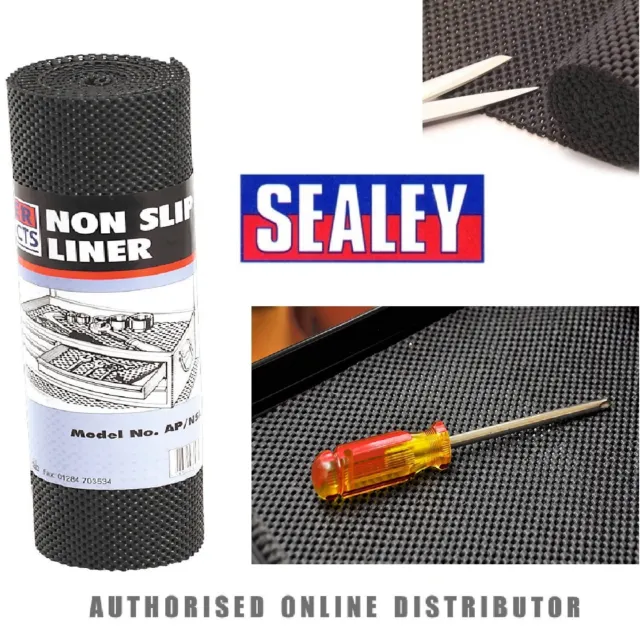 Sealey Non Slip Anti Slip Matt Liner Tool Box Lining 2845x450mm Size Roll AP/NSL