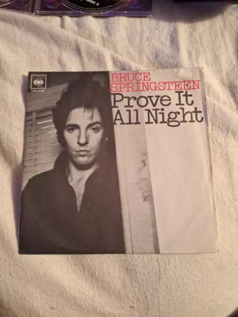 Bruce Springsteen Prove It All Night Rare Italian 7" Vinyl