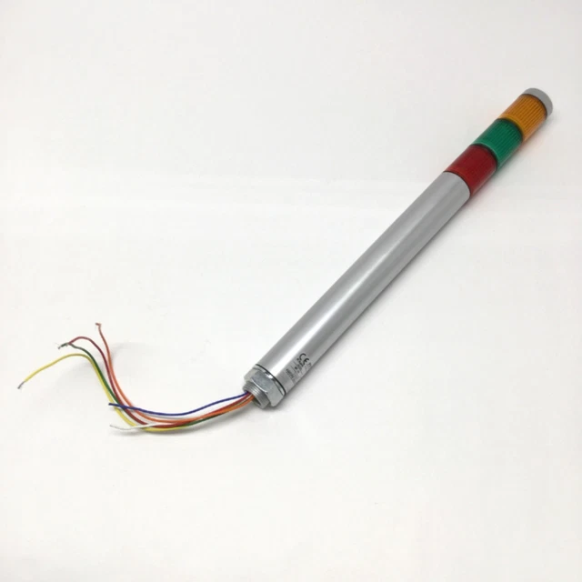 Patlite MP-302-YGR Signal Tower LED Alarm Stack Light Amber, Red, Green 24V
