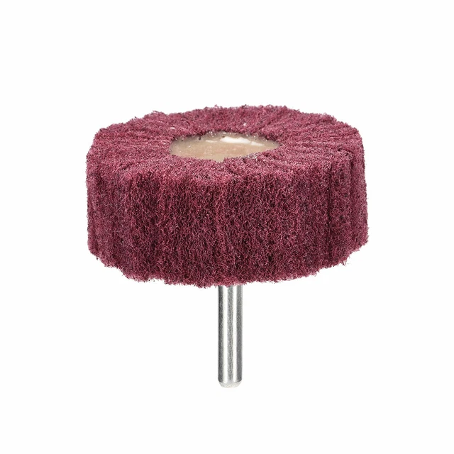 Abrasive Wheel 60mm x 25mm Buffing Polishing Wheel with 6mm Shank