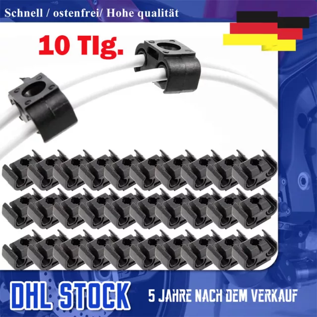 10x Brems Leitung Halterung Leitungshalter Clip für Audi Seat Skoda VW 811611797