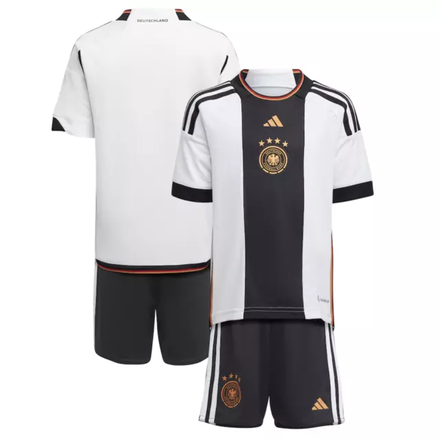 Germany Kid's Football Kit (Size 3-4Y) adidas Home Mini Kit - New