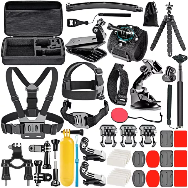 Neewer 50-In-1 Action Camera Accessory Kit for GoPro Hero 10 9 8 Max 7 6 5 4
