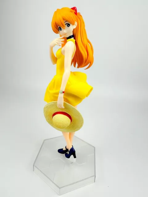 Evangelion Asuka Langley figura vestido de verano Ver. SEGA 23cm de Japón Anime