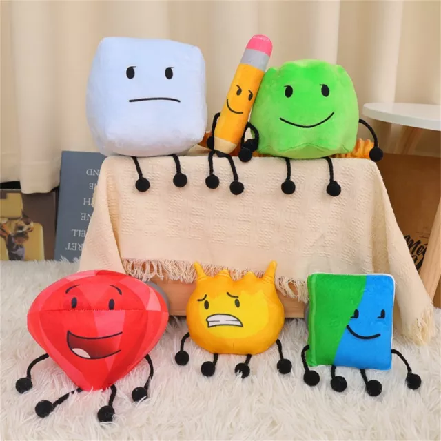 BFDI Battle for Dream Island Plush Figure Toy Stuffed Toys for Kids Red  Leaf