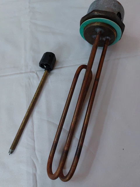 PULLIN 11 INCH 3kw Immersion Heater with additional Thermostat £15.00 -  PicClick UK
