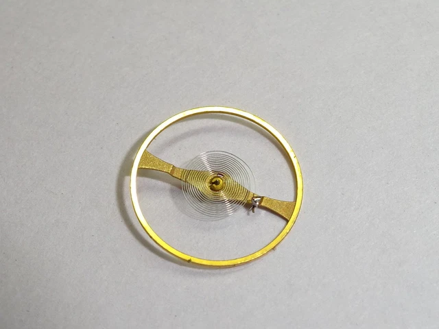 Balancier Avec Spiral Breguet HP Cal. 18 1/2 - Pièce Détachée De Montre - Occasion - Fabriqué En France
