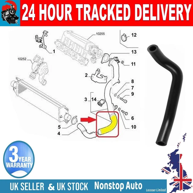 Tubo Respiratore Olio Modificato Adatto a Fiat Grande Punto Nuova 500 Panda 71769083 1710553