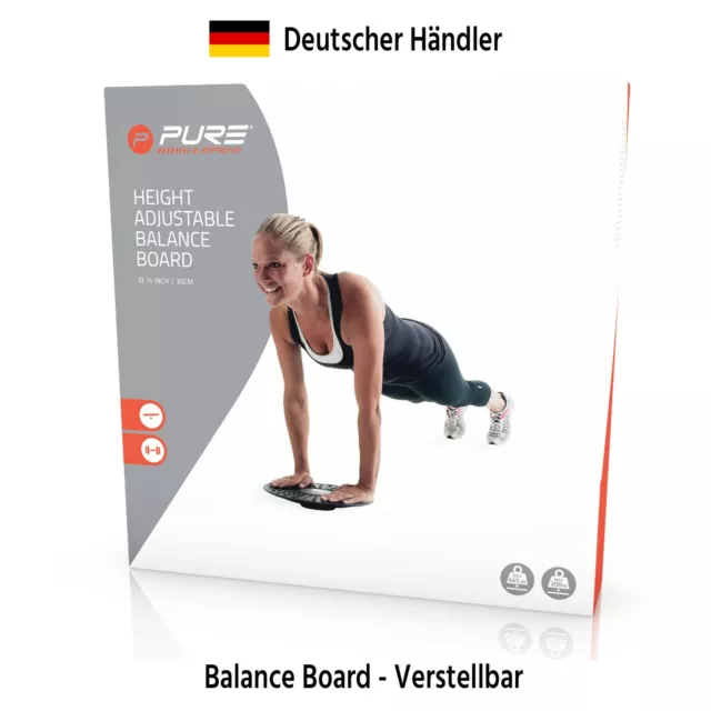 P2I Balance Board Gleichgewichtstraining - Wackelbrett Therapiekreisel 3 Stufen