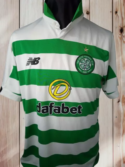 Celtic Home Jersey New Balance Dafabet 2019/2020 Mens Large Rare Football Shirt