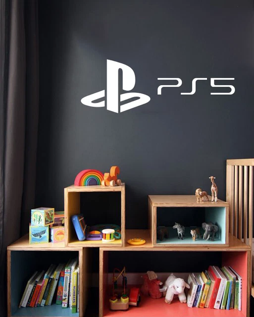 Grafix Express PS5 Controller Gaming Wall Sticker – Full Colour Vinyl – UK Made