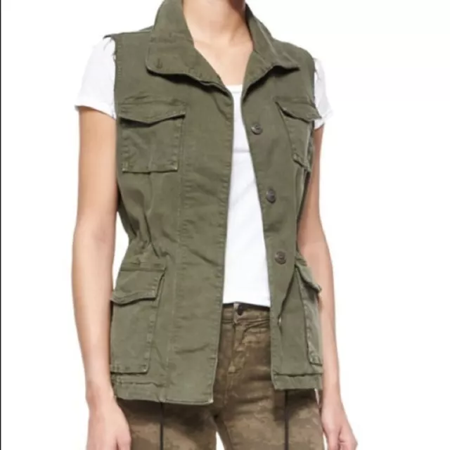 Madewell oversized cargo military utility vest S