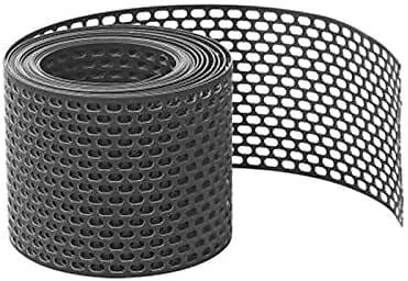 120 Meter flexibles Belüftungsgitter aus PVC - 100 mm breit - Farbe: ziegelrot