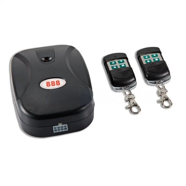2 Telecomandi Universali 433 MHz Per Porte Da Garage – Compatibili BFT Mitto 2 Con Anello Portachiavi