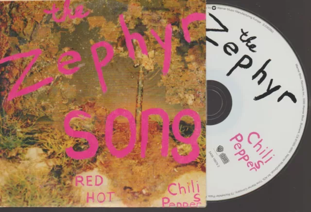 Red Hot Chili Peppers The Zephyr Song Cd Single Cardsleeve Pochette Cartonnée .