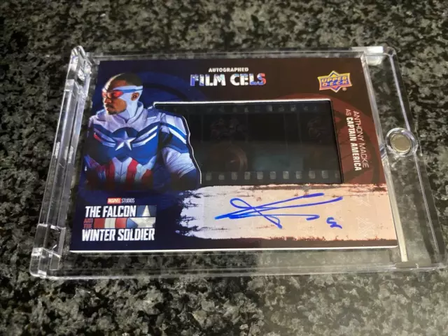UD 2022 Marvel Falcon & winter Soldier Anthony Mackie As Captain America Auto SP