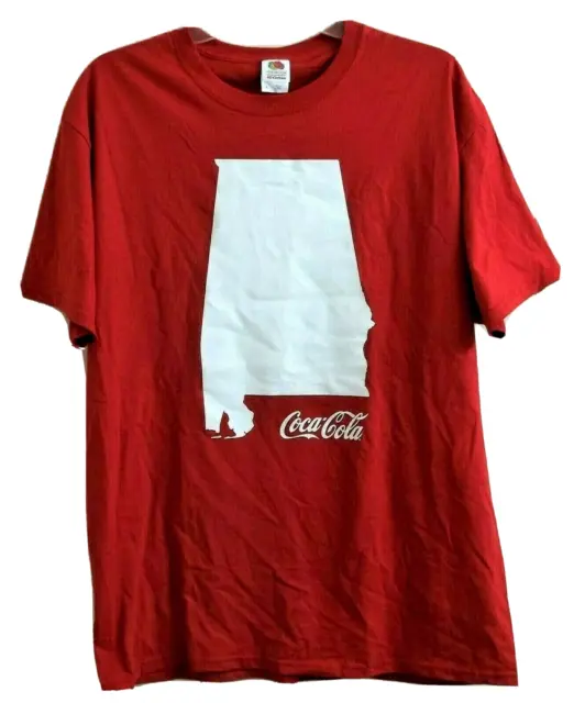 Coca-Cola State Of Alabama T-Shirt Adult L Large Coke New