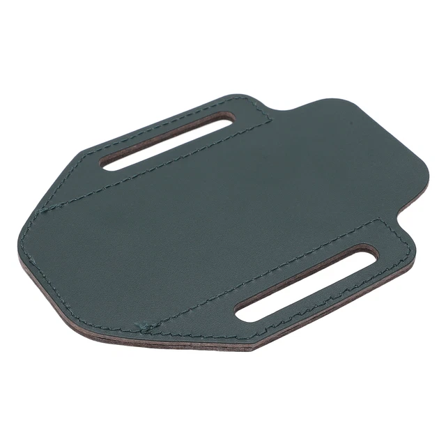 (green)EDC Leather Multitool Sheath Open Top EDC Leather Sheath Holder Wear