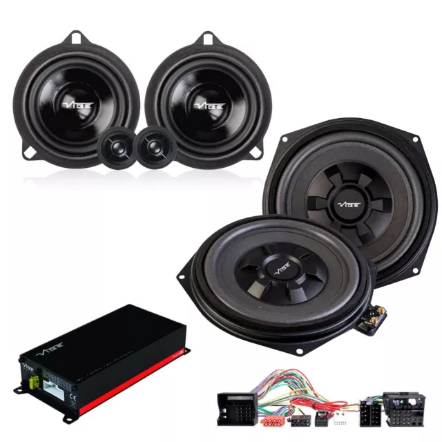 345W Sound Kit Lautsprecher Subwoofer Endstufe für BMW E87 E88 E92 E93 E84