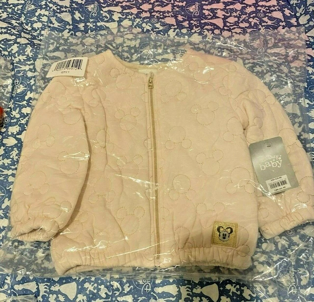NEW DISNEY MINNIE Mouse Quilted Jacket for Baby Size 18 24 Months 41