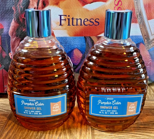 2 Bath & Body Works SPICED PUMPKIN CIDER Body Wash Shower Gel 10 oz 295ML NEW