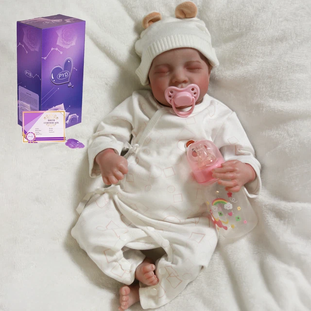 18'' Realistic Reborn Baby Dolls Soft Vinyl Silicone Newborn Doll Kids Xmas Gift