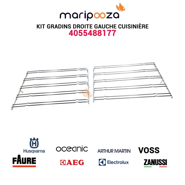 Kit gradins droite gauche- Cuisinière Electrolux AEG Zanussi Arthur - 4055488177