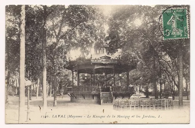 laval  le kiosque de la musique et les jardins