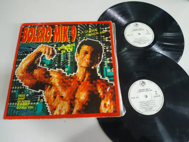 BOLERO MIX 9 A Tejada Quique Mix Spain Edition 1992 - LP vinyl 12 " VG/VG - 4T