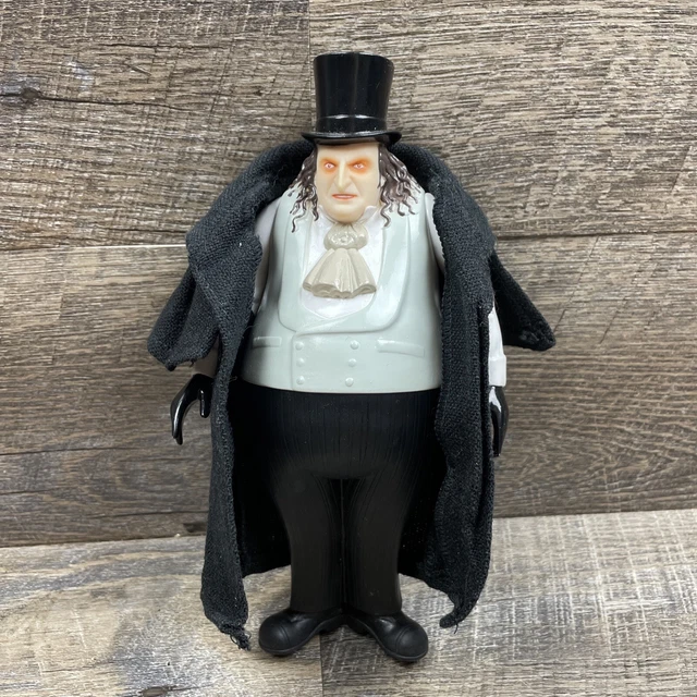 VINTAGE PENGUIN BATMAN Returns 9” Figure 1992 Dc Comics With Jacket