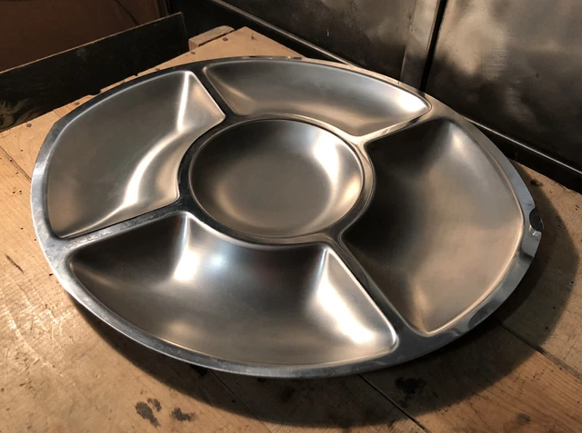 Plateau, plat de service sur pied cosmos guy degrenne