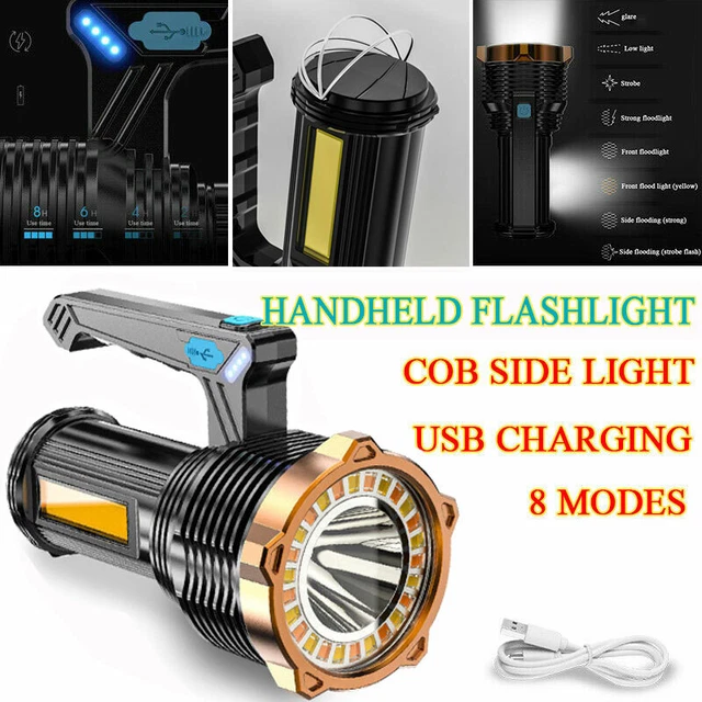 P70 Lampe Torche, 30000-100000 Lumens Haute Puissance LED Lampe De Poche Etanche Ultra Lumineuse Lampe De Poche Xlm P70 50w La Plus Puissante A 3 Modes Batterie Unique 50w P70 81239944