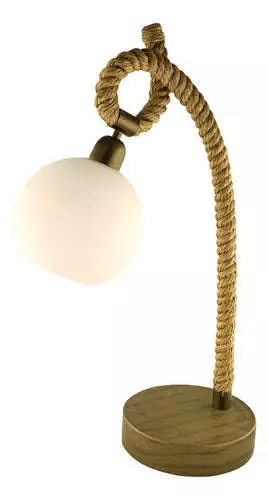 Taulampe mit weiß-gefrostetem Glasschirm, 230V, E27, 60W, H: 69cm, Ø: 22,5cm