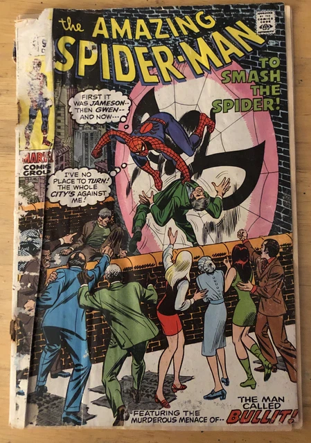 Amazing Spider-Man #91 Romita Cover Captain George Stacy Funeral, 1st Sam Bullit