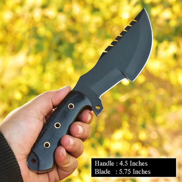 M48 Handmade D2 Steel Tracker Skinning Hunting Knife Military Survival Full Tang