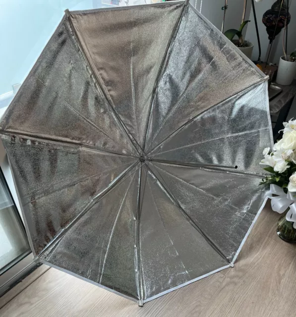 Broncolor 105cm (41.3") Umbrella - reflector White/silver-NEW