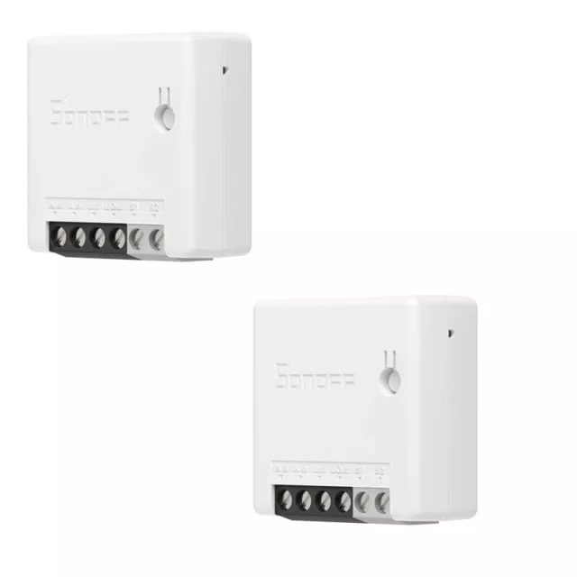 2 Sonoff Mini R2 Smart Switch WIFI APP Domotica Ios Alexa Google Home