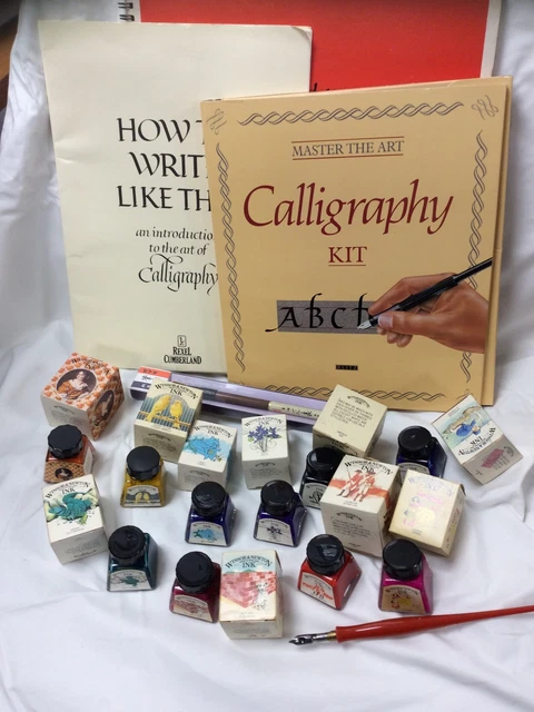 Paquete de libros de tinta y caligrafía Winsor & Newton
