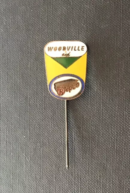 Vintage SANFL Woodville Football Club & REPCO Badge / Pin
