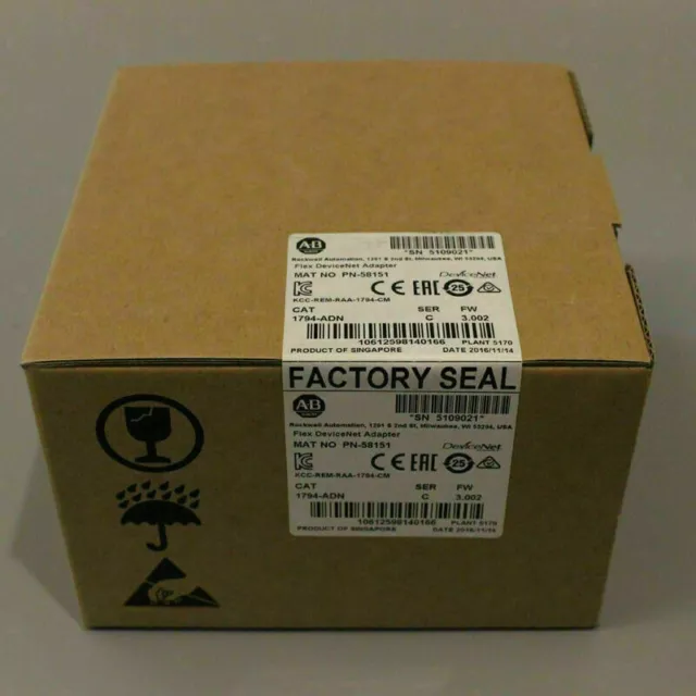 Allen-Bradley 1794-ADN AB 1794ADN Flex DeviceNet Adapter New In Box