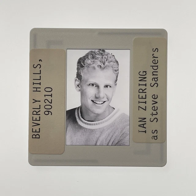 Vintage 35mm Slide S10403 American Actor ￼Ian Ziering, Beverly Hills