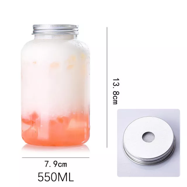 Milk Tea Cup Plastic Bottles Drinks Storage Containers Juice Bottle Drink Cup