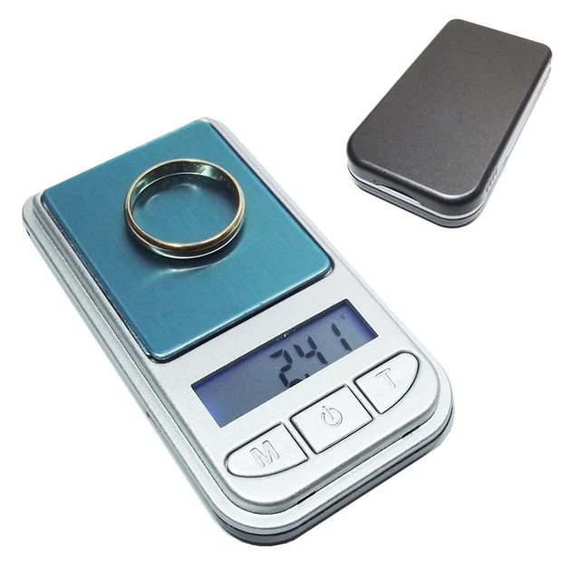 Mini Bilancia Tascabile Portatile Ad Alta Precisione Per Gioielli In Oro Bilancia Elettronica Digale Ricaricabile USB Bilancia Per Grammi - Foto 6