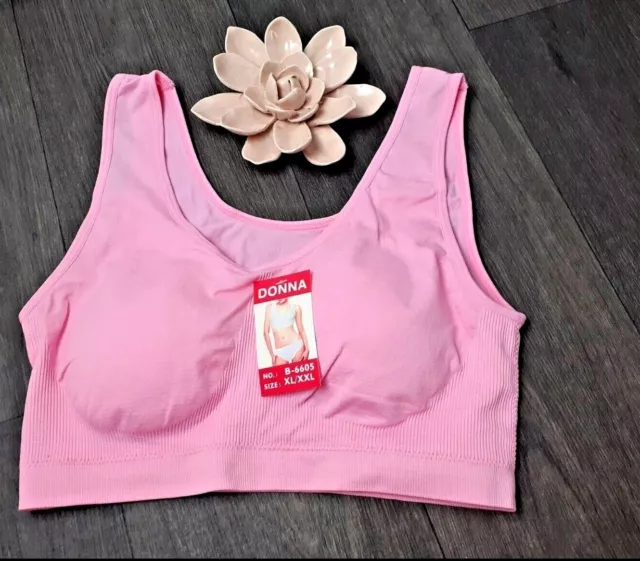 Damen BH Top Komfort Donna ®  BHs Unterwäsche Bustier  Gr.  38/40 / 42/44