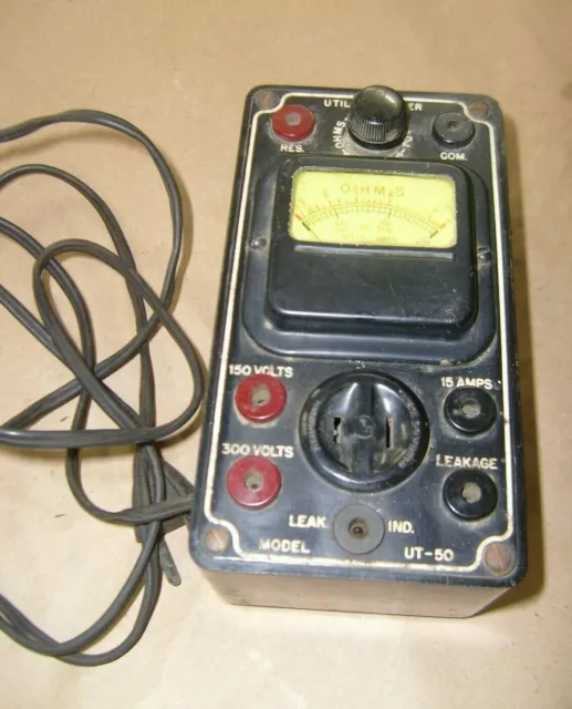 Vintage Superior Instruments Electronic Utility Tester Model UT-50